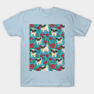 Pugs and Poppies T-Shirt